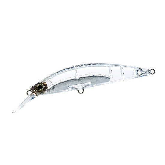 Duel Seabass Lure Hardcore Heavy Minnow (S) 70mm Clear