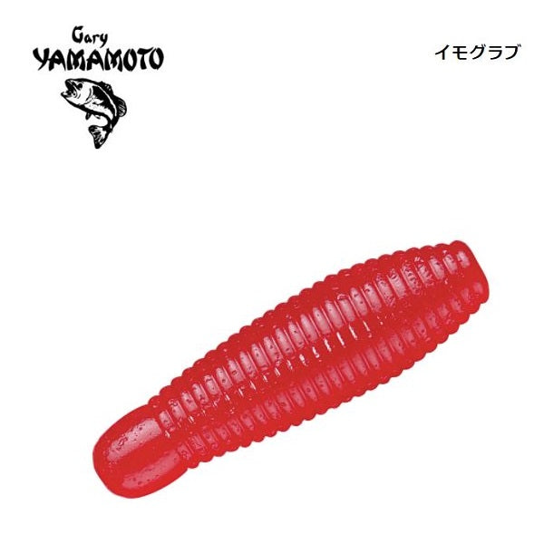 Smith Worm Gary Yamamoto Imo Grub 60 #008 Red (Solid)