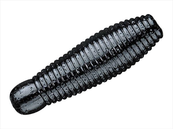 Smith Worm Gary Yamamoto Imo Grub 90 #020 Black (Solid)