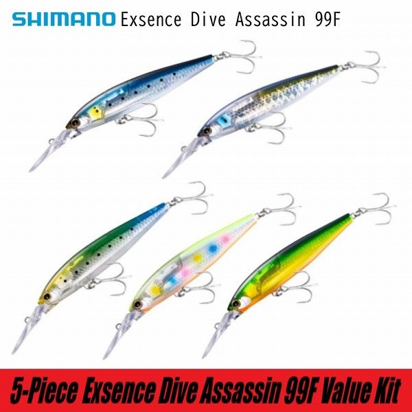 Shimano Exsence Dive Assassin 99F / 5-Piece Value Kit