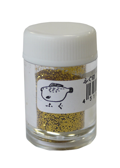 Sakurai Fishing Gear Fugu Mark Gold Powder Coarse Grain 1.5 g