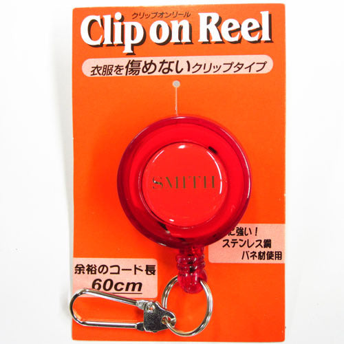 Smith Clip On Reel Rotary Red