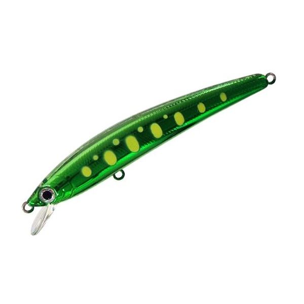 Smith Trout Plug Panish Area 55F #14 MS Green Metal Yamame