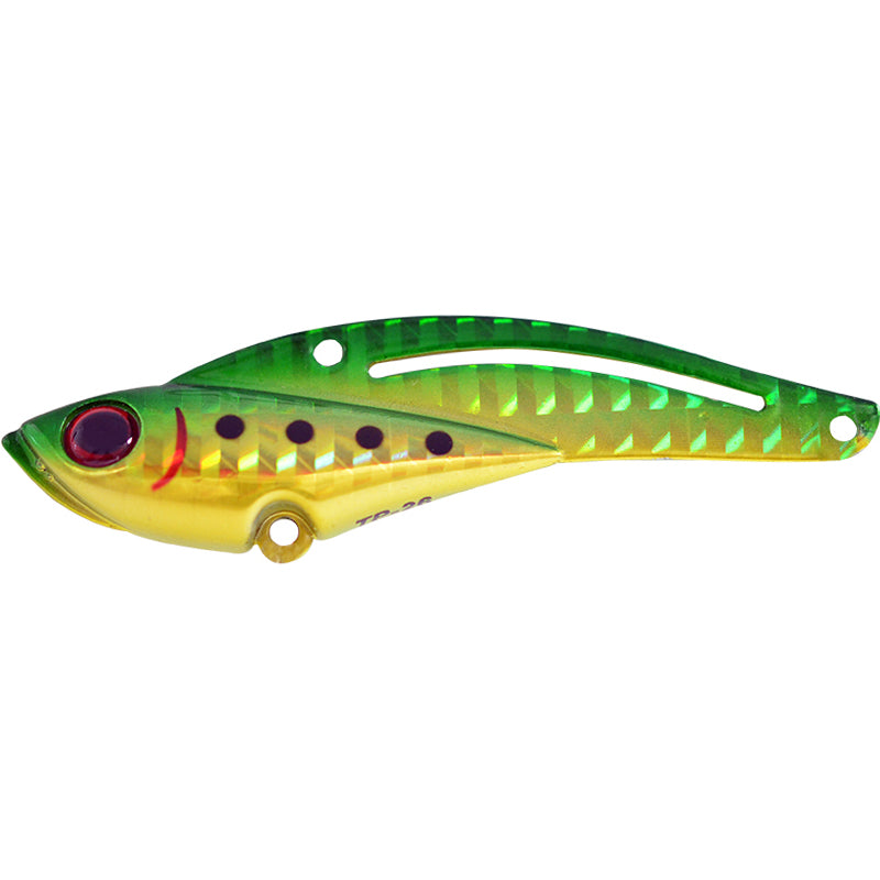 Jackson Seabass Lure Teppan Vibrator 14g GGR Gold Green