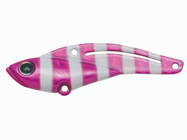 Jackson Seabass Lure Teppan Vibrator 26g PKZ Pink Zebra Glow