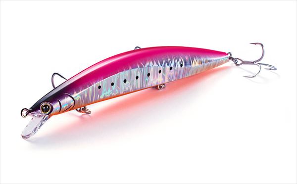 Jackson Seabass Lure Athlete+12SVG PIO Pink Sardine Orange Berry