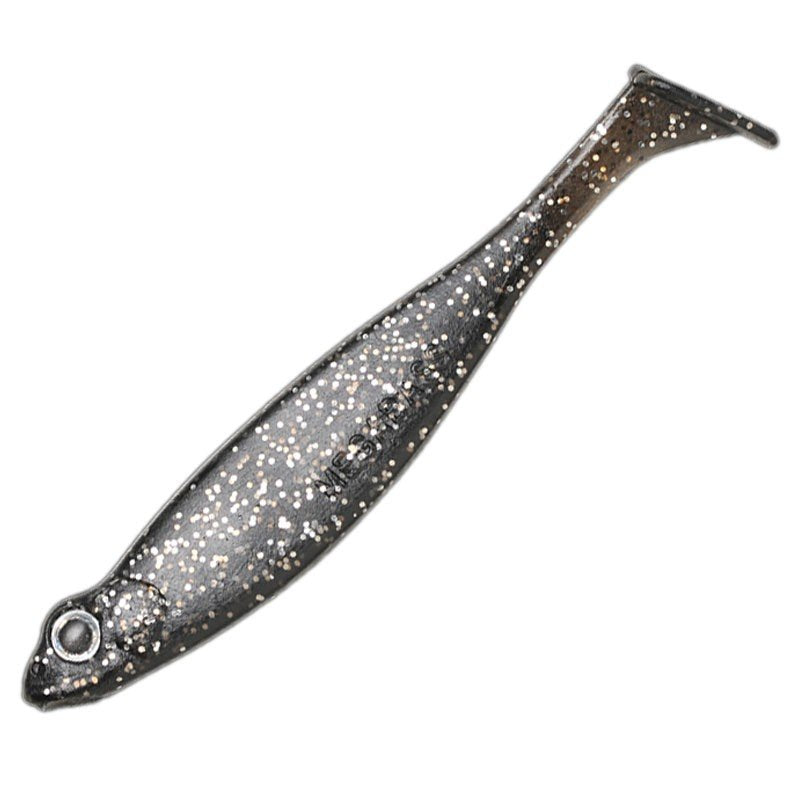 Megabass Worm Hazedong Shad 3inch Black/Silver