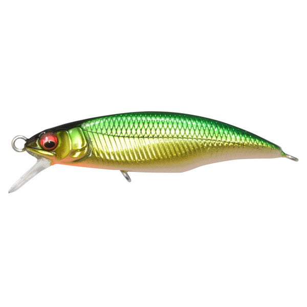 Megabass Trout Plug Great Hunting 45 Flat-side (F) M Lime Gold