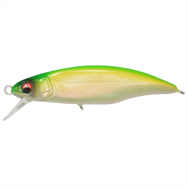 Megabass Great Hunting 50 Flat Slide (FS) Ghost Pearl Lime