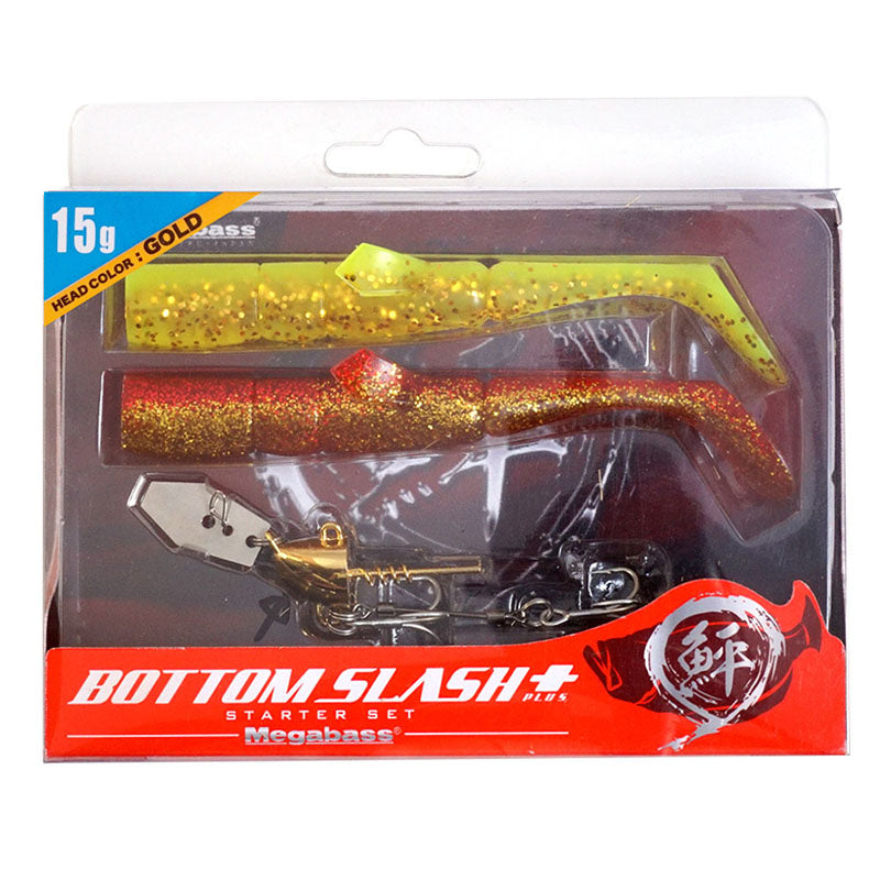 Megabass Bottom Slush Plus Starter Set Gold Head 15g