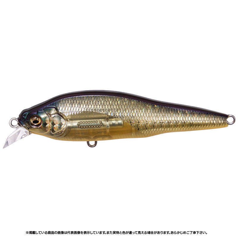 Megabass X-80 SW LBO Shallow GG lens Champagne bait