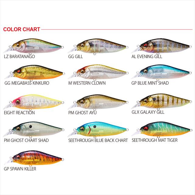 Megabass Flap Slap LBO See-through Blueback Chart