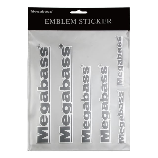 Megabass Emblem Sticker Black