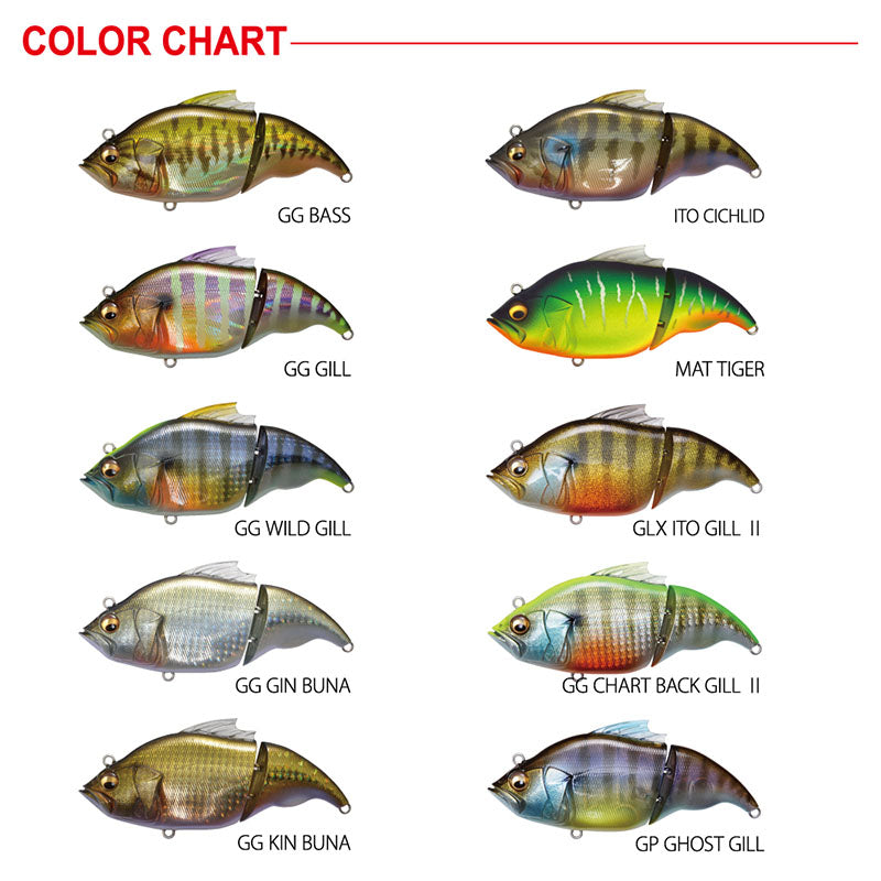 Megabass Vatalion (F) GG Chart Back Gill