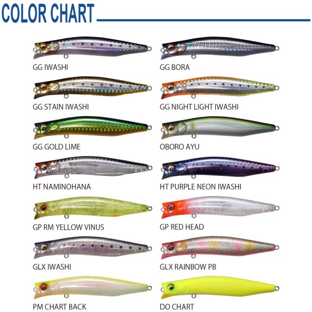 Megabass Seabass Lure Kagelou 100F GG Sardine