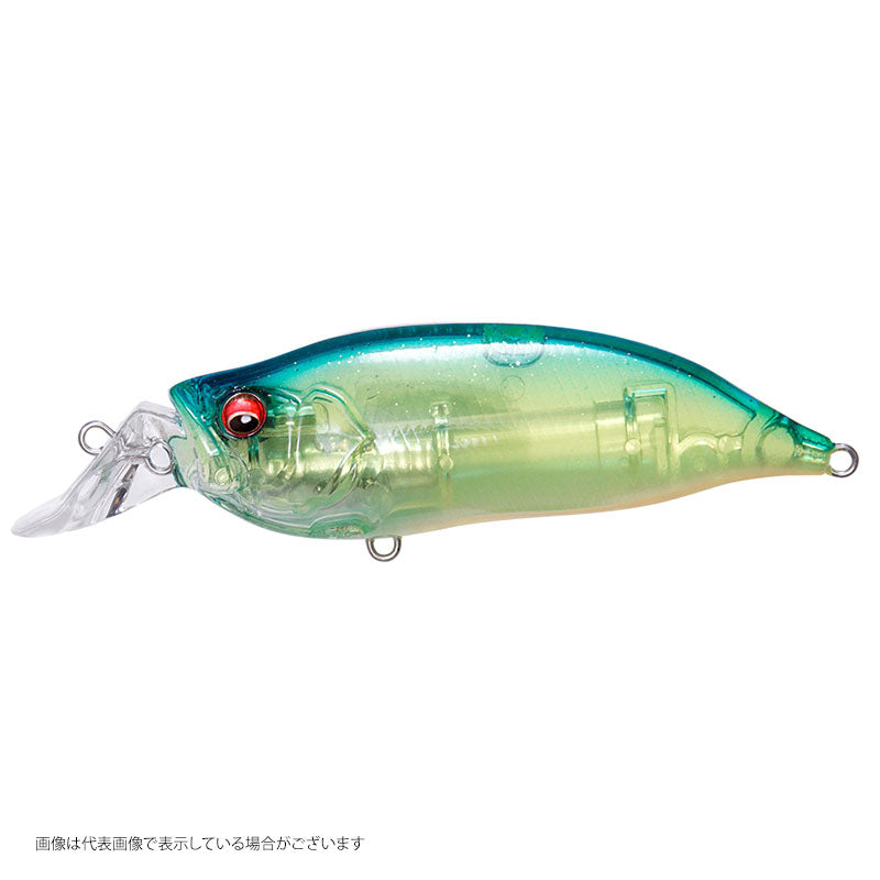 Megabass IxI Shad Type-R Skeleton Blue Back Chart