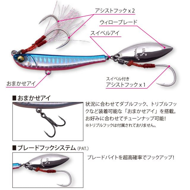 Megabass Makippa 10G Blue Pink