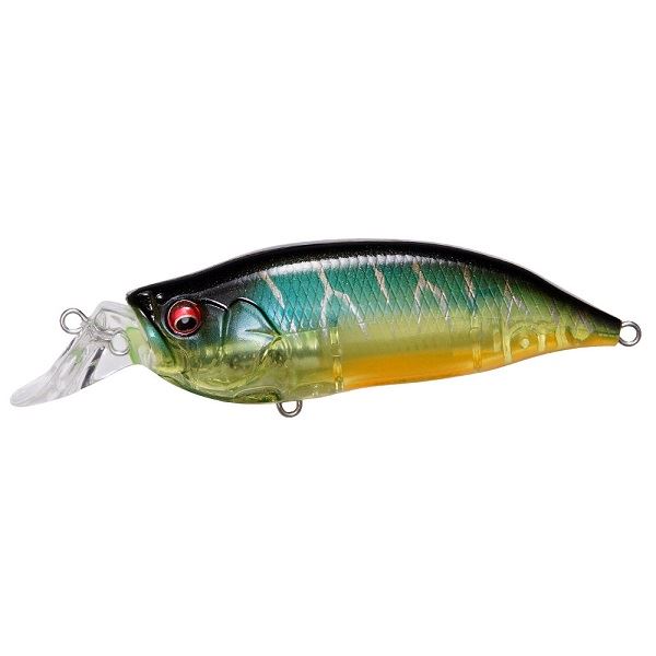 Megabass IxI Shad Type-R Clear Hot Tiger