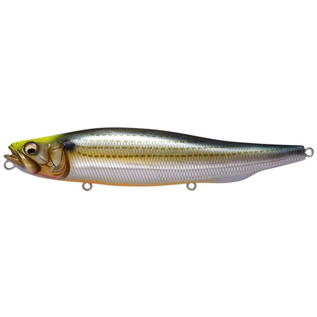 Megabass Seabass Lure Megadog Japanese silver and silver conoshiro indicator