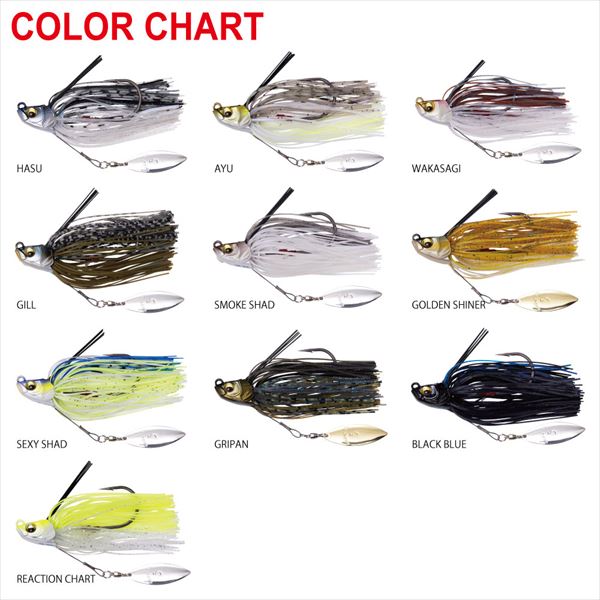 Megabass Rubber Jig Uoze Swimmer 3/16oz Ayu