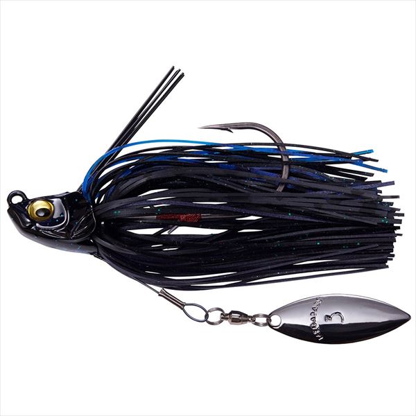 Megabass Rubber Jig Uoze Swimmer 1/2oz Black Blue