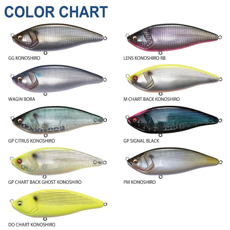 Megabass Konosirus Swimmer F Japanese Silver Mullet