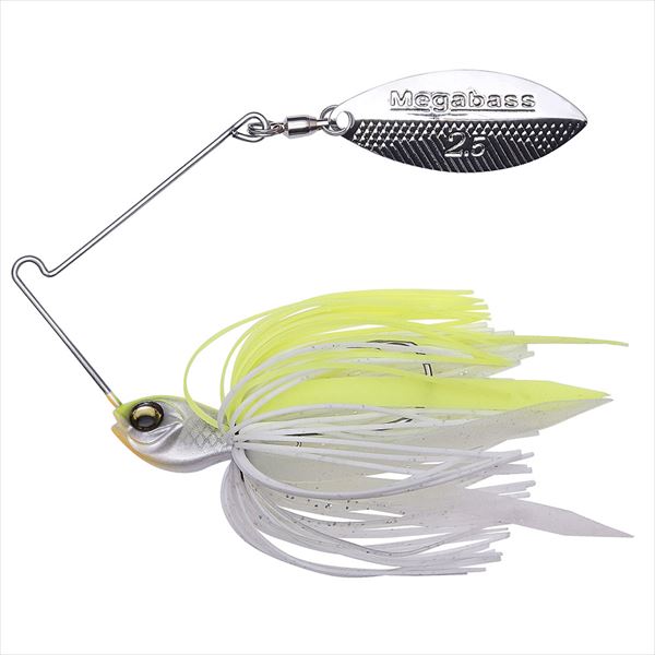 Megabass SV-3 1/4oz Single Willow White Chart