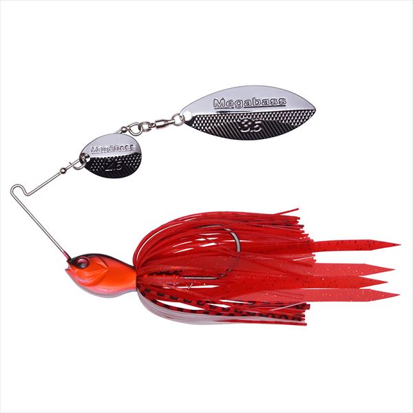 Megabass SV-3 3/8oz Slow Roll Fire Red