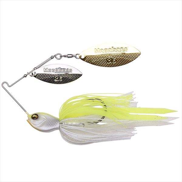 Megabass SV-3 1/2oz Double Willow White Chart