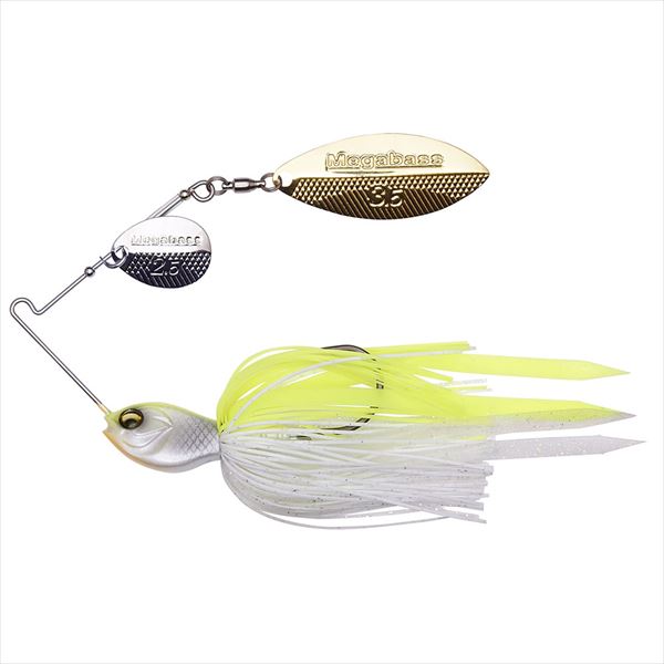 Megabass SV-3 5/8oz Slow Roll White Chart