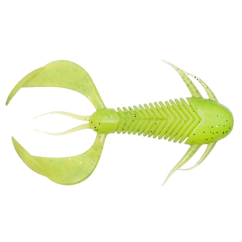 Megabass Rock Hog 2.5inch Chart / Green & Gold Flakes