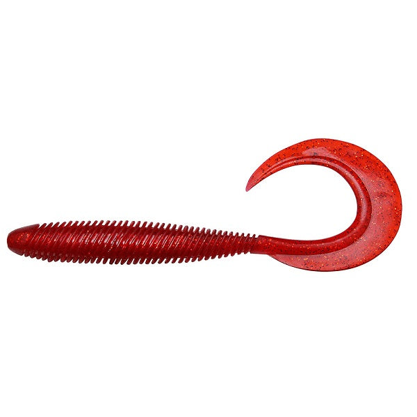 Megabass Kemuri Curly 2.5inch Clear Red