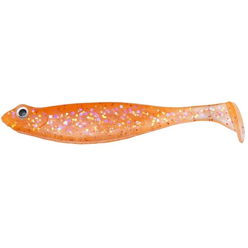 Megabass Worm Hazedong Shad SW 3inch Clear Orange