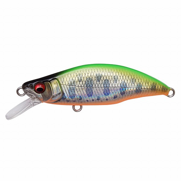 Megabass Trout Plug GH51 Humpback (FS) LZ Limeback OB