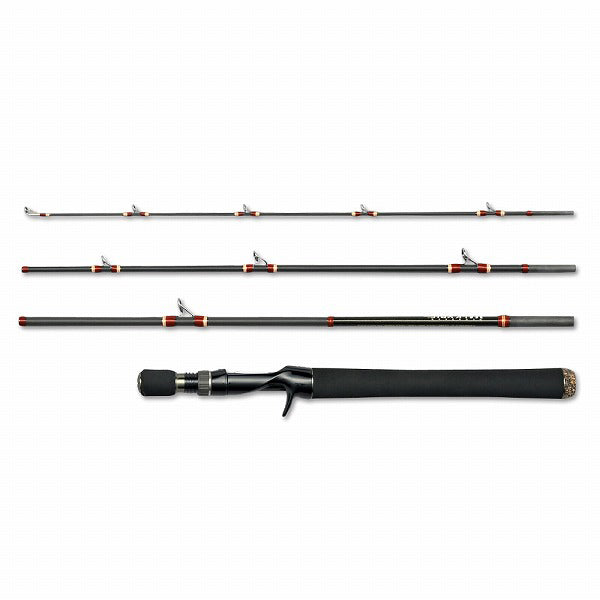 Megabass Bass Rod Valkyrie World Expedition Multi VKC-58ML-4 (Baitcasting 4 Piece)