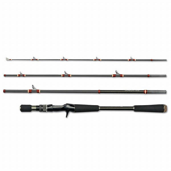 Megabass Bass Rod Valkyrie World Expedition Multi VKC-65MH-4 (Baitcasting 4 Piece)