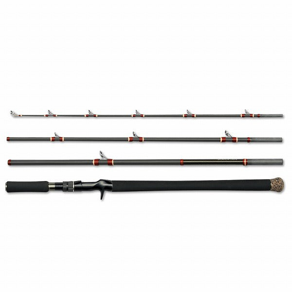 Megabass Bass Rod Valkyrie World Expedition Multi VKC-80XXH-4 (Baitcasting 4 Piece)