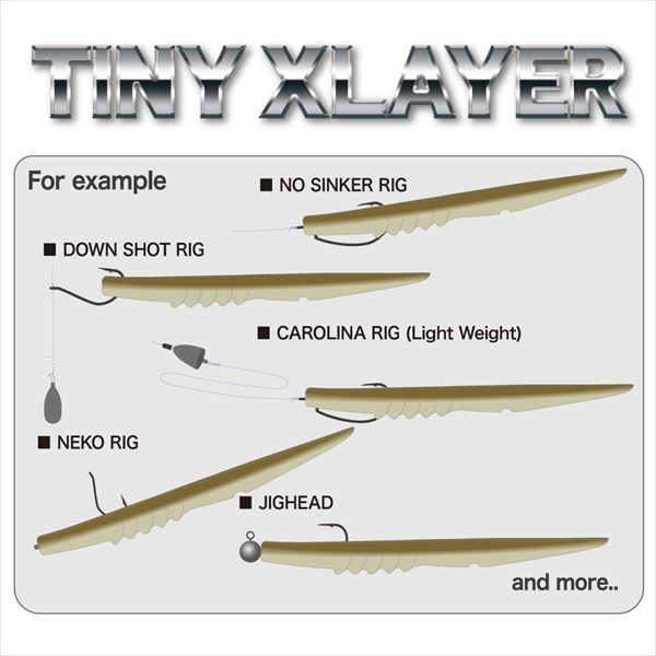 Megabass Worm Tiny Exlayer 3inch Ayu