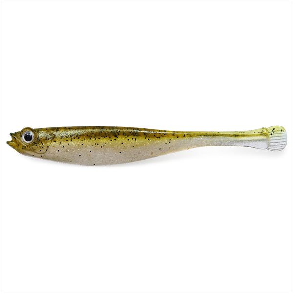 Megabass Worm HAZE-ST 3.4inch Green Pumpkin Shad