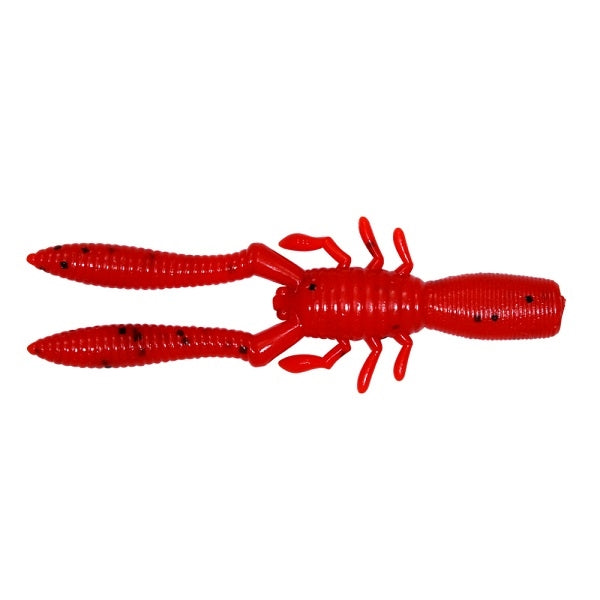 Megabass Worm Bottle Shrimp SW 2.4inch Solid Red