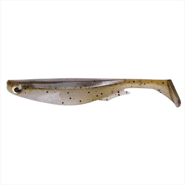 Megabass Worm Spark Shad 4inch Green Pumpkin Shad