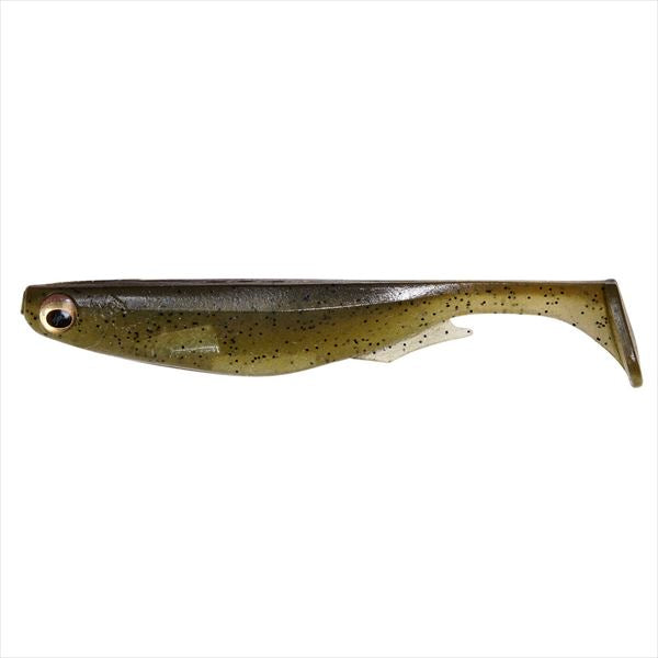 Megabass Worm Spark Shad 5inch Green Pumpkin