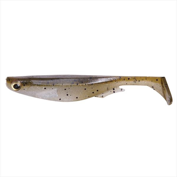 Megabass Worm Spark Shad 3.6inch Green Pumpkin Shad