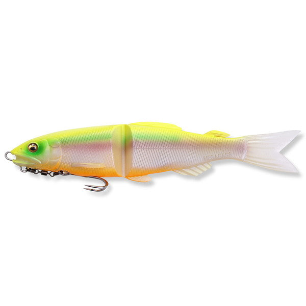 Megabass Worm Magdraft Ayu Twitcher (S) Ghost Chart Back