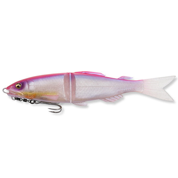 Megabass Worm Magdraft Ayu Twitcher (S) Pink Back Galaxy