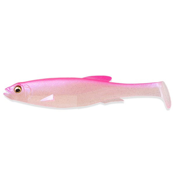 Megabass Worm Magdraft Free Style 5inch Pink Back Shad