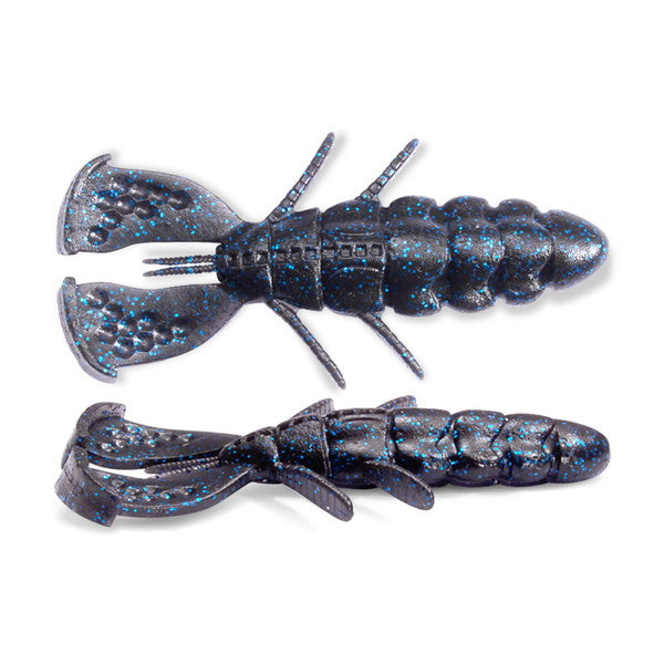 Megabass Worm Slap Hog 3.5inch Black Blue