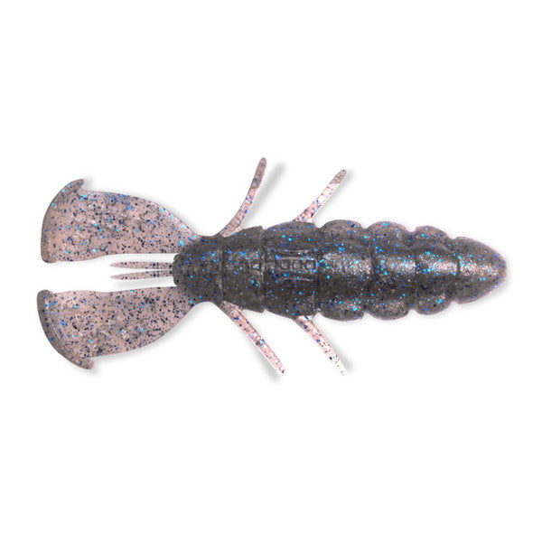 Megabass Worm Slap Hog 3.5inch Smoke black/Blue flake
