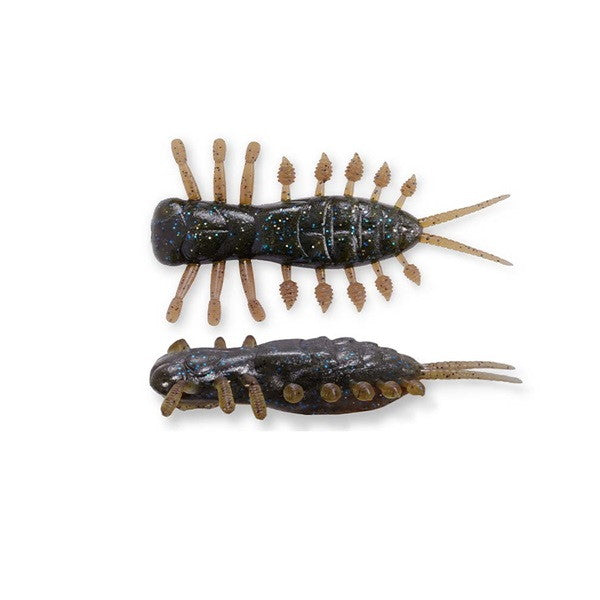 Megabass Worm Yagot 3.5inch Green Pumpkin Blue