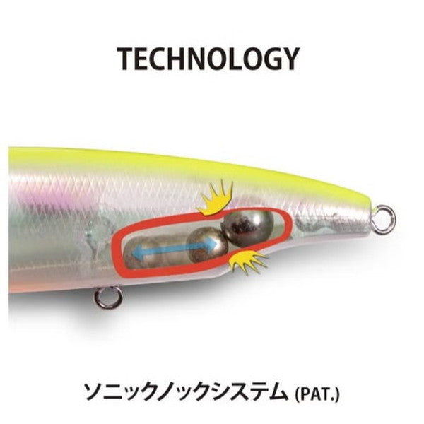 Megabass Bass Lure Dog-Max Sliding Model FA Ghost Smelt
